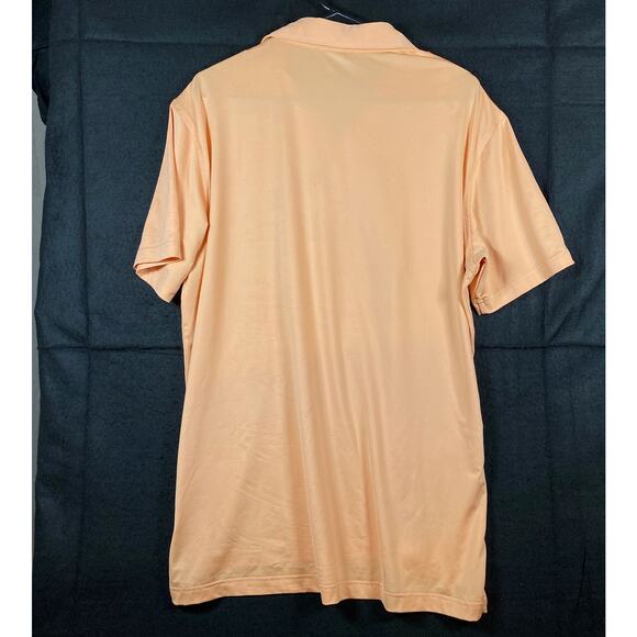 Peter Millar Mens Shirt Orange Short Sleeve Summer Crown Comfort Polo Stretch M - Picture 11 of 13